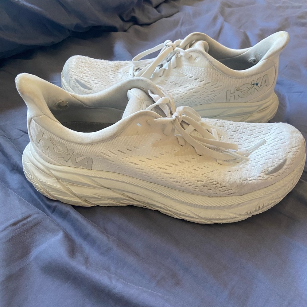 Hoka Clifton 8 sneakers white